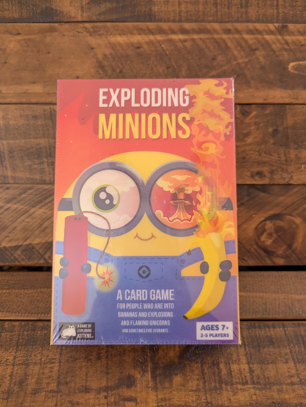 Exploding Minions Special Edition Card Game by Exploding Kittens NEW & SEALED